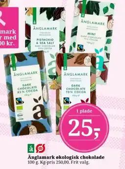 Dagli'Brugsen Änglamark økologisk chokolade tilbud