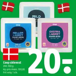 Coop 365 Coop skiveost tilbud