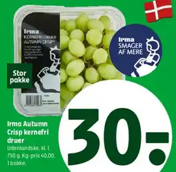 Coop 365 Irma Autumn Crisp kernefri druer tilbud