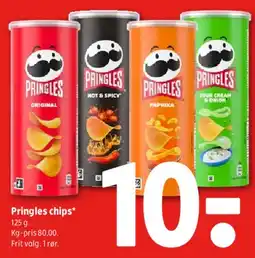Coop 365 Pringles chips tilbud