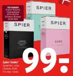 Coop 365 Spier i boks tilbud