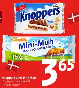 Coop 365 Knoppers eller Mini-Muh tilbud