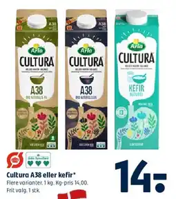Coop 365 Cultura A38 eller kefir tilbud