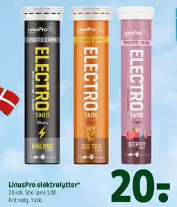 Coop 365 LinusPro elektrolytter tilbud