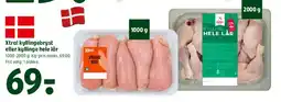 Coop 365 Xtra! kyllingebryst / kyllinge hele lår tilbud