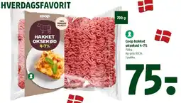 Coop 365 Coop hakket oksekød 4-7% tilbud