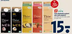 Coop 365 Thise økologisk yoghurt eller aktiv yoghurt tilbud