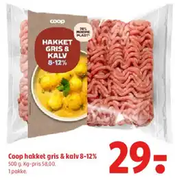 Coop 365 Coop hakket gris & kalv 8-12% tilbud