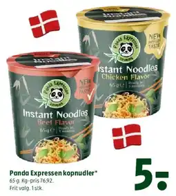 Coop 365 Panda Expressen kopnudler tilbud