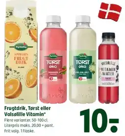 Coop 365 Frugtdrik, Tørst eller Valsøllie Vitamin tilbud