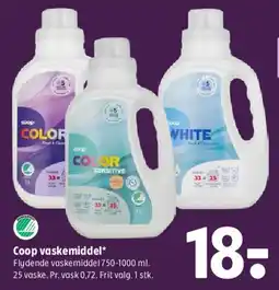Coop 365 Coop vaskemiddel tilbud
