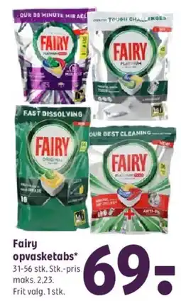 Coop 365 Fairy opvasketabs tilbud