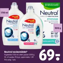 Coop 365 Neutral vaskemiddel tilbud