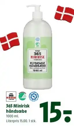 Coop 365 365 Minirisk håndsæbe tilbud