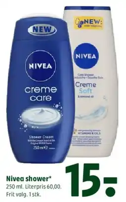 Coop 365 Nivea shower / creme tilbud