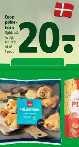 Coop 365 Coop pølsehorn tilbud