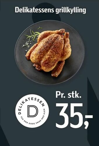 Føtex Delikatessens grillkylling tilbud