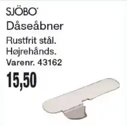 Harald Nyborg Sjöbo dåseåbner tilbud