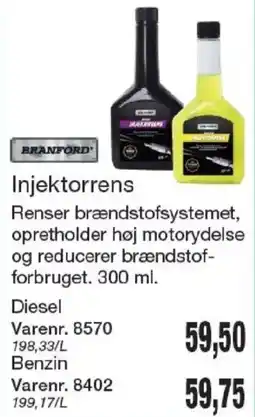 Harald Nyborg Branford Injektorrens tilbud
