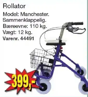 Harald Nyborg Rollator Manchester tilbud