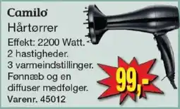 Harald Nyborg Camilo Hårtørrer tilbud