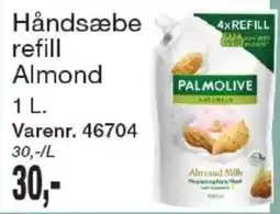 Harald Nyborg Palmolive handsebe refill almond tilbud