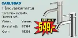 Harald Nyborg Carlsbad håndvaskarmatur tilbud