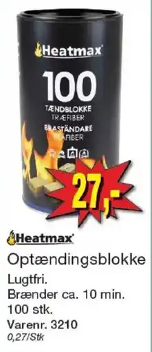 Harald Nyborg Heatmax Optændingsblokke tilbud