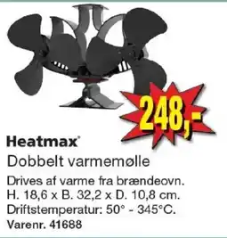 Harald Nyborg Heatmax Dobbelt varmemølle tilbud