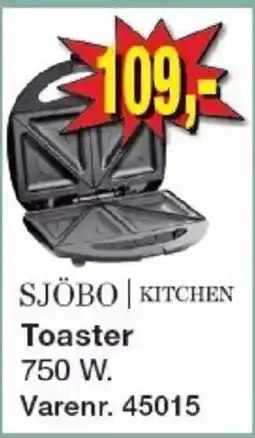 Harald Nyborg Sjöbo toaster tilbud