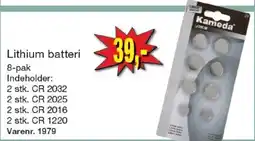 Harald Nyborg Kameda lithium batteri tilbud