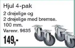 Harald Nyborg Hjul 4-pak tilbud