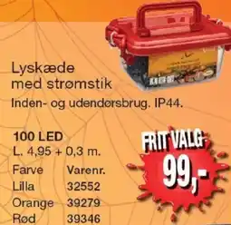 Harald Nyborg Lyskæde med strømstik tilbud