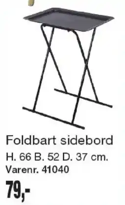 Harald Nyborg Foldbart sidebord tilbud