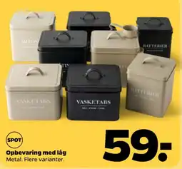Netto Spot Opbevaring med låg tilbud
