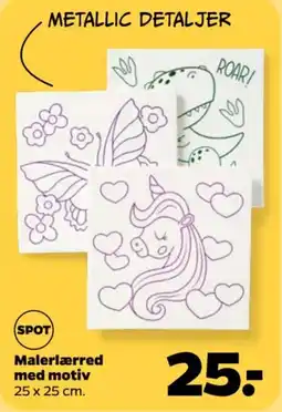 Netto Spot Malerlærred med motiv tilbud