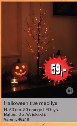 Harald Nyborg Halloween træ med lys tilbud