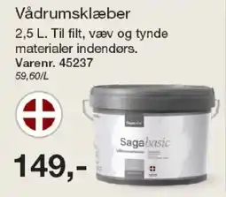 Harald Nyborg Saga basic Vådrumsklæber tilbud