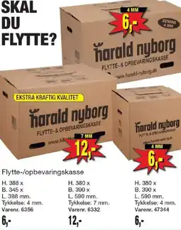Harald Nyborg Harald Nyborg flytte- og opbevaringskasse tilbud