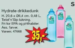Harald Nyborg Sisterra hydrate drikkedunk tilbud