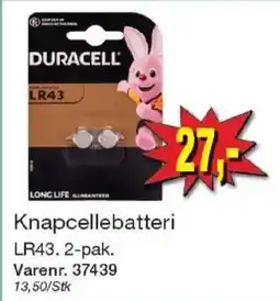 Harald Nyborg Duracell Knapcellebatteri tilbud