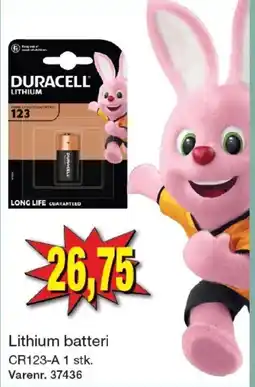 Harald Nyborg Duracell Lithium batteri tilbud