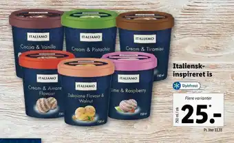 Let-Køb Italiensk- inspireret is tilbud