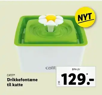 Let-Køb Drikkefontæne til katte tilbud