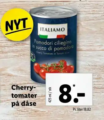 Cherry- tomater på dåse