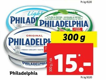 Let-Køb Philadelphia tilbud