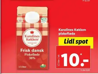 Let-Køb Karolines Køkkenpiskefløde tilbud