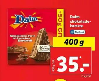 Let-Køb Daim chokoladeistærte tilbud