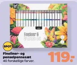 Netto Craft 3D Fineliner & Brushpen set tilbud