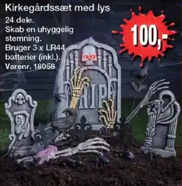 Harald Nyborg Kirkegårdssæt med lys tilbud